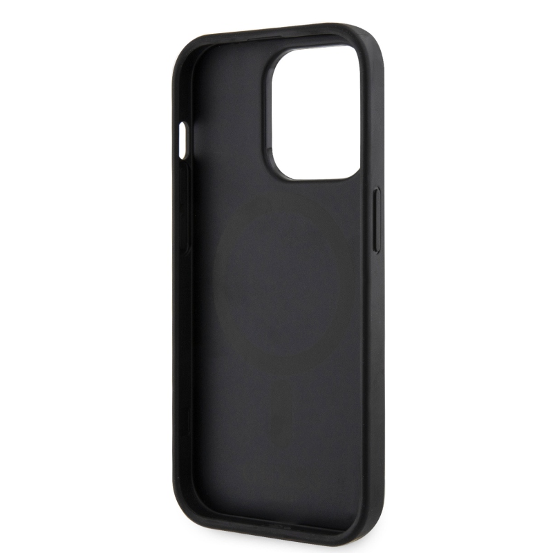 Guess PU G Cube MagSafe Zadní Kryt pro iPhone 15 Pro Black