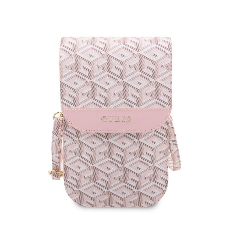 Guess PU G Cube Phone Bag Pink