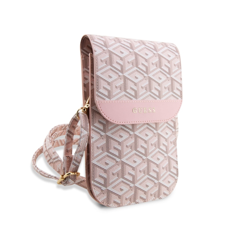 Guess PU G Cube Phone Bag Pink