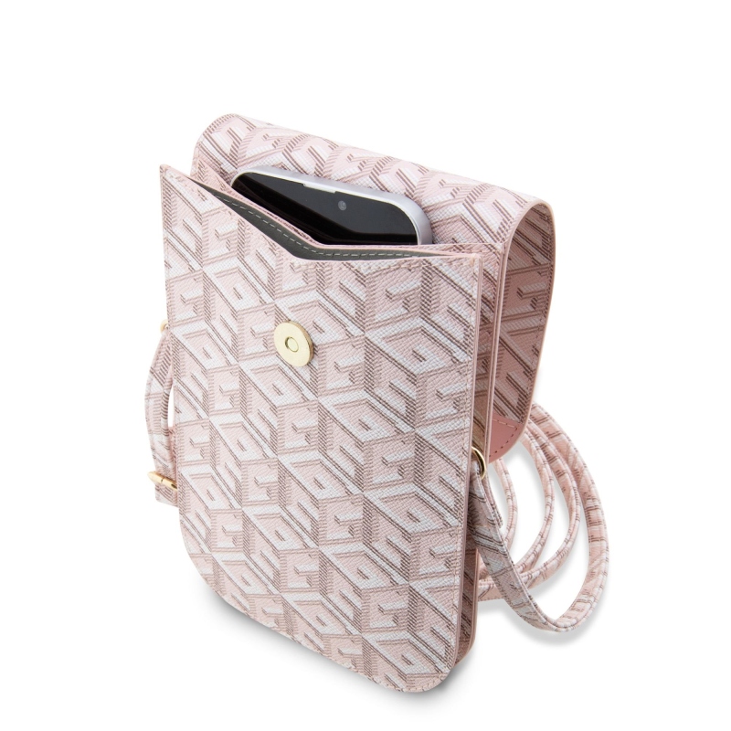 Guess PU G Cube Phone Bag Pink