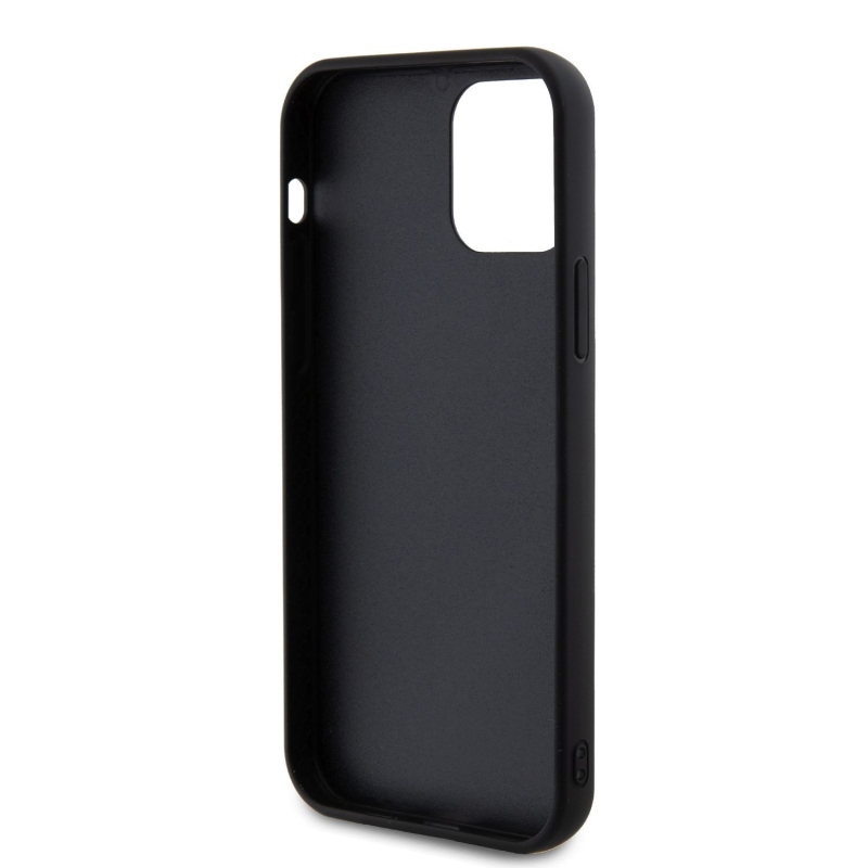 Guess Sequin Script Logo Zadní Kryt pro iPhone 12/12 Pro Black