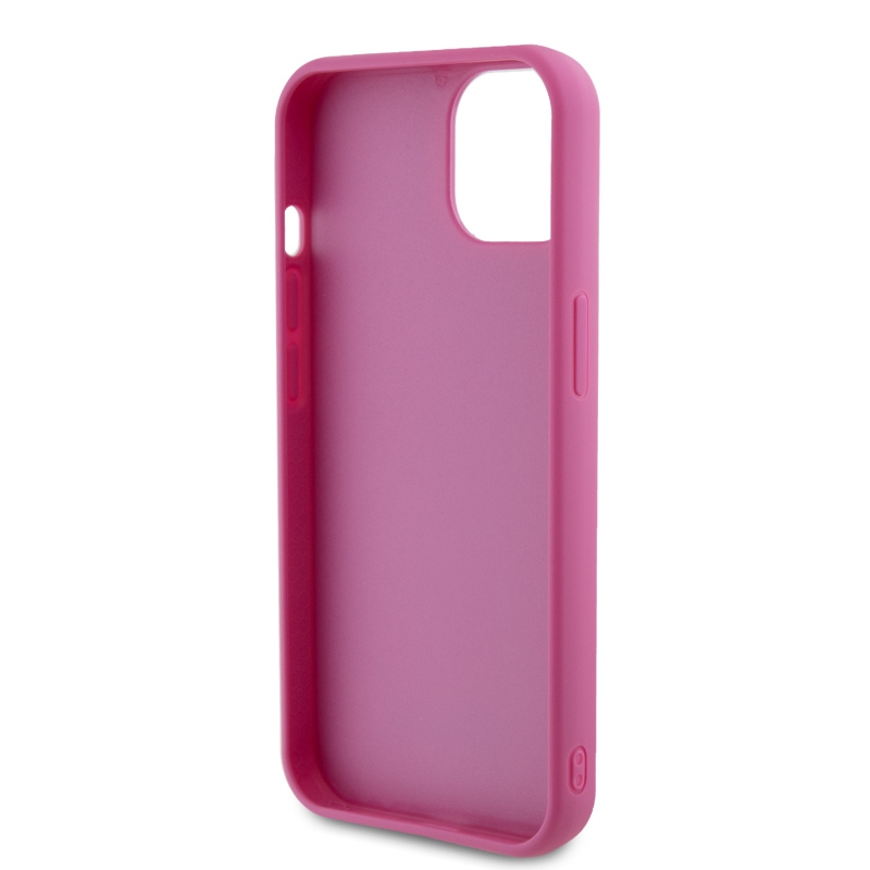 Guess Sequin Script Logo Zadní Kryt pro iPhone 13 Magenta