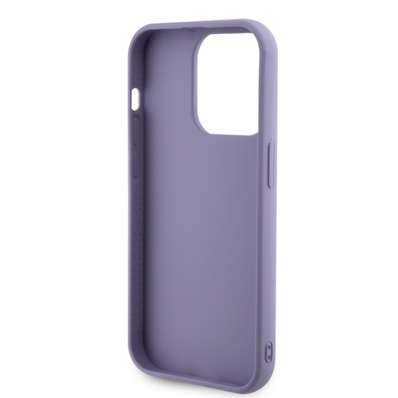 Guess Sequin Script Logo Zadní Kryt pro iPhone 14 Pro Purple