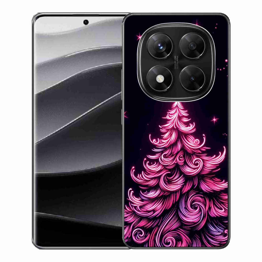 Gelový kryt mmCase na Xiaomi Redmi Note 14 Pro 5G/Poco X7 5G - neonový vánoční stromek 2