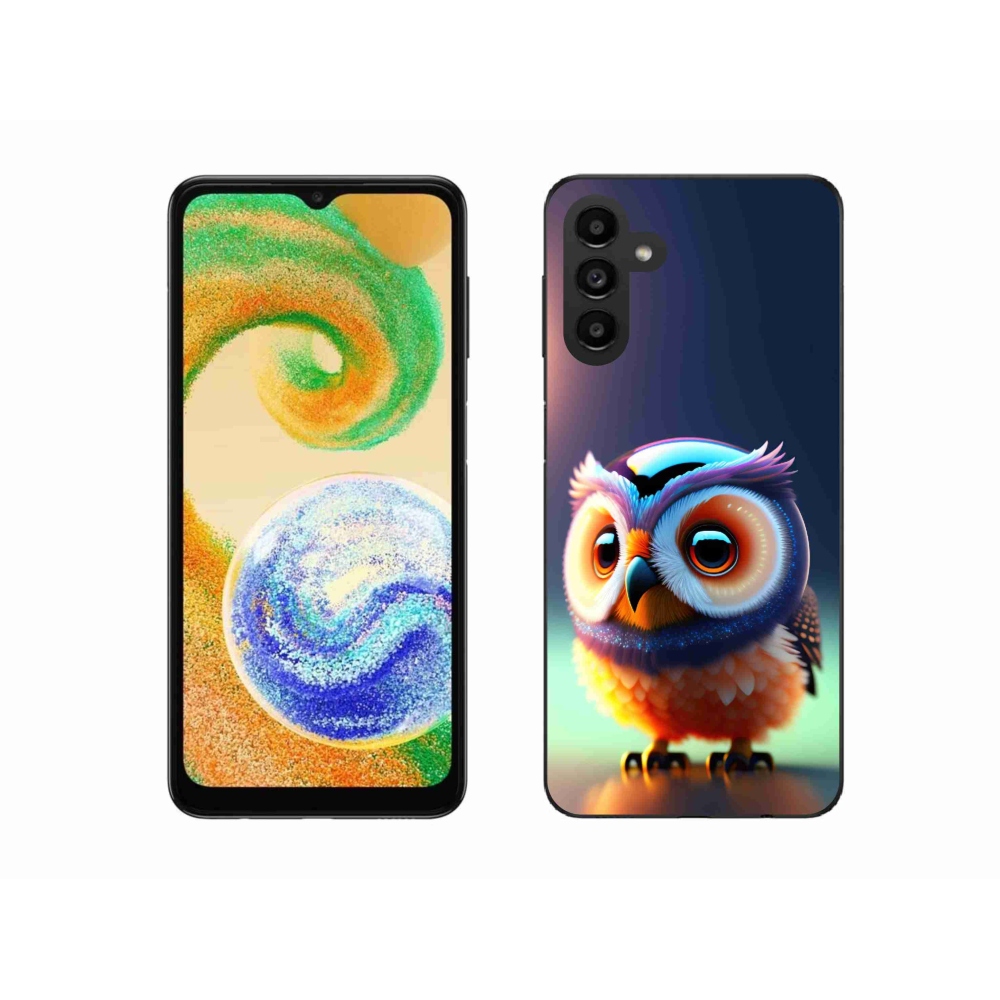 Gelový kryt mmCase na Samsung Galaxy A04s (164.7x76.7x9.1mm) - sovička