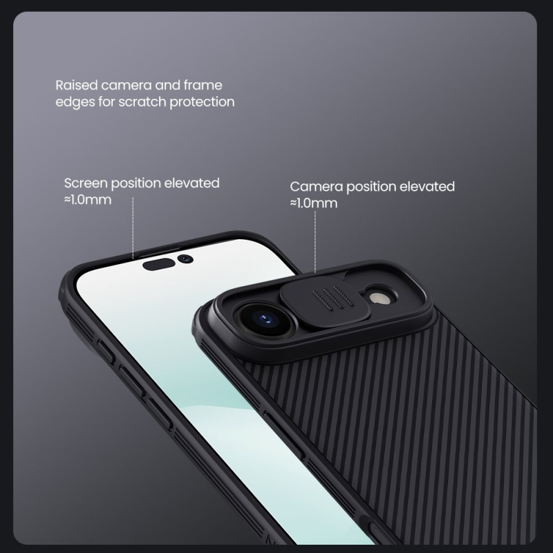 Nillkin CamShield PRO Zadní Kryt pro Apple iPhone 17 Air Black