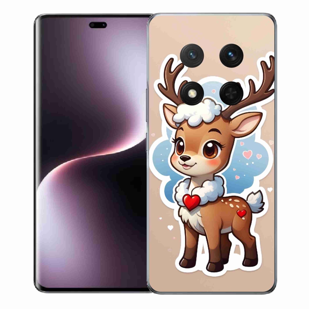 Gelový kryt mmCase na Honor Magic 7 Lite 5G - kreslený sob