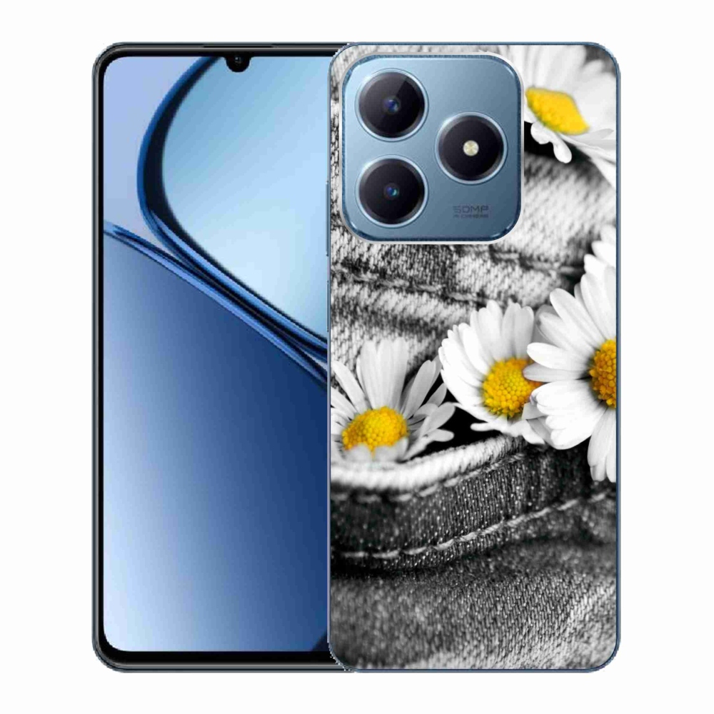 Gelový obal mmCase na Realme C63 - kopretiny