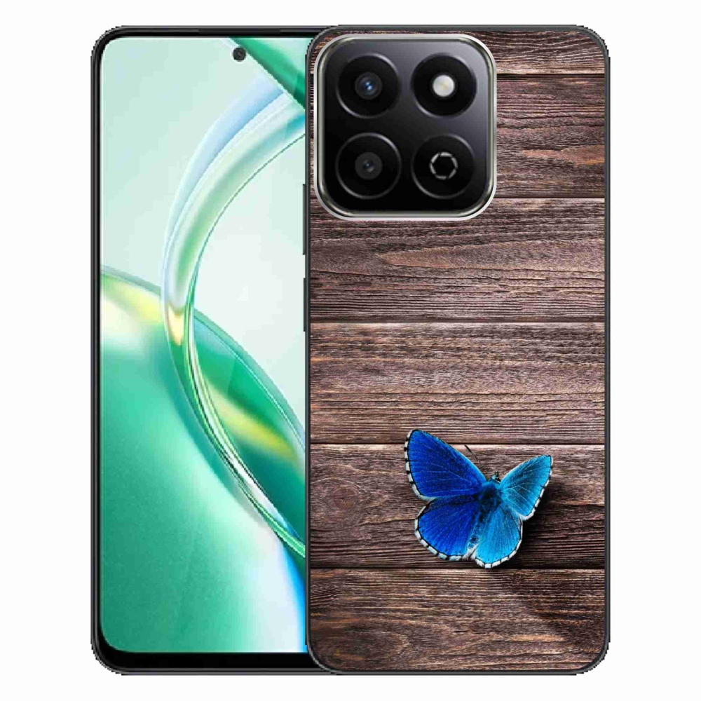 Gelový kryt mmCase na Honor 200 Smart 5G - modrý motýl 1