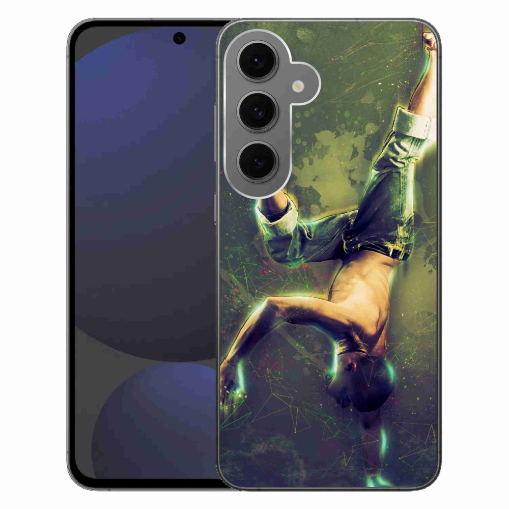 Gelový kryt mmCase na Samsung Galaxy S24 FE - breakdance