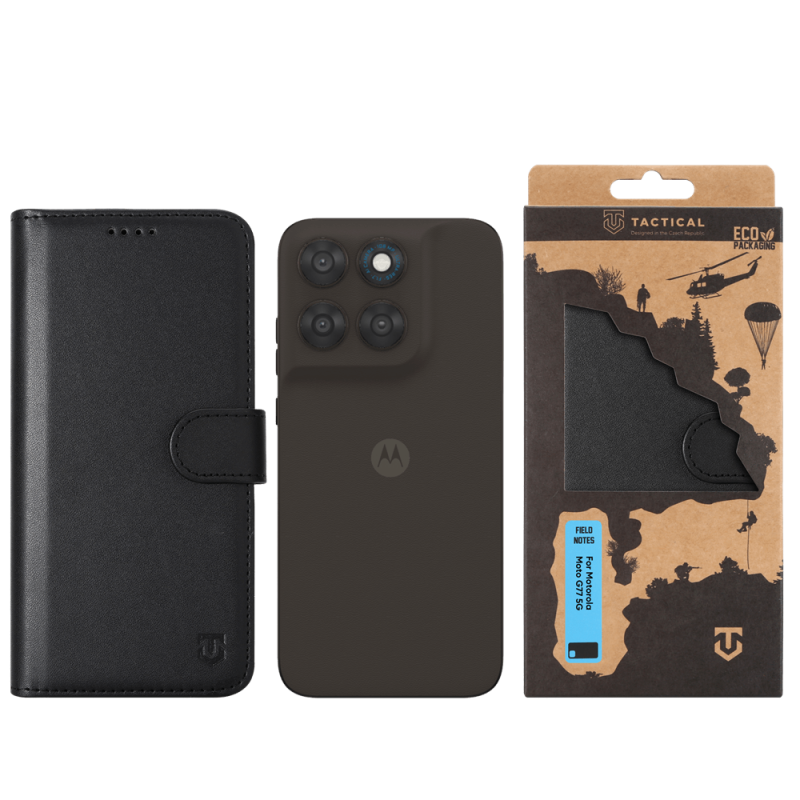 Tactical Field Notes pro Motorola Moto G77 5G Black
