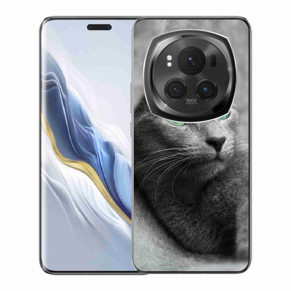 Gelový kryt mmCase na Honor Magic 6 Pro 5G - kočka 2