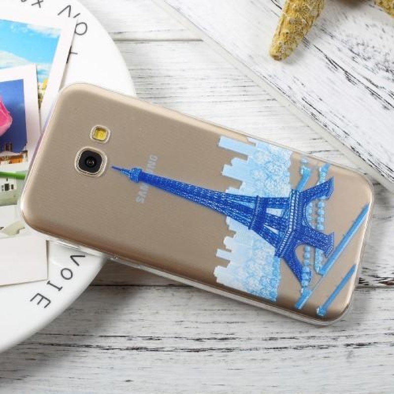 GX slim gelový obal na mobil Samsung Galaxy A3 (2017) - Eiffelova věž