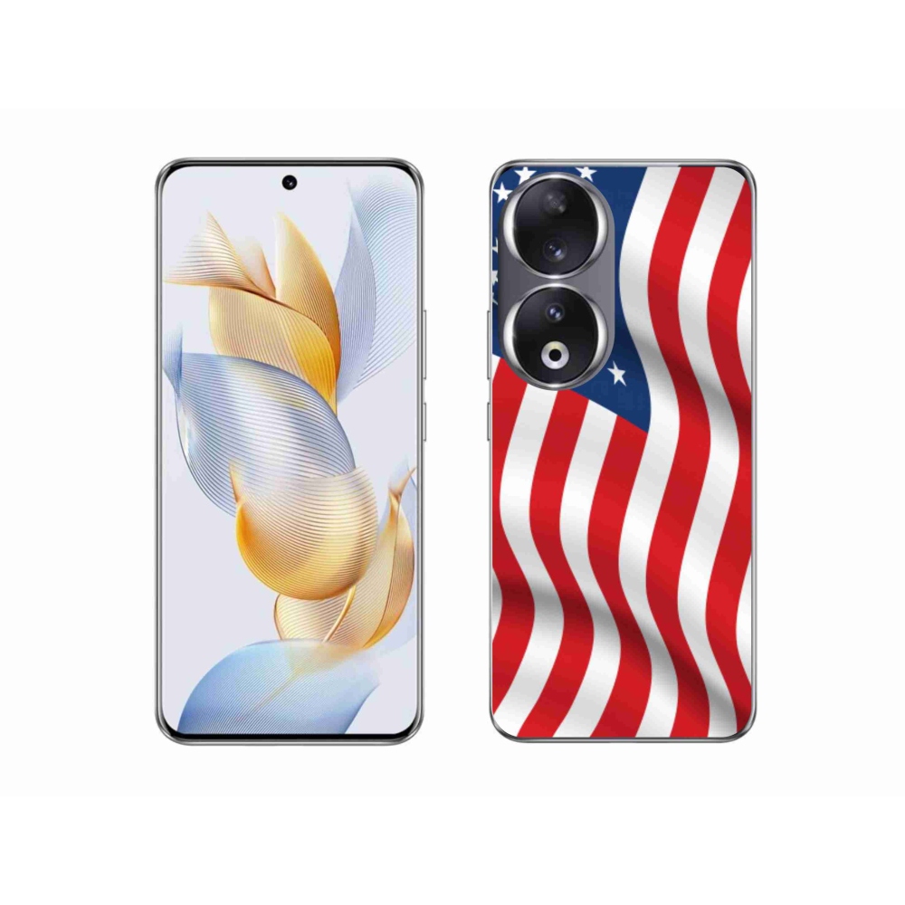 Gelový kryt mmCase na Honor 90 - USA vlajka