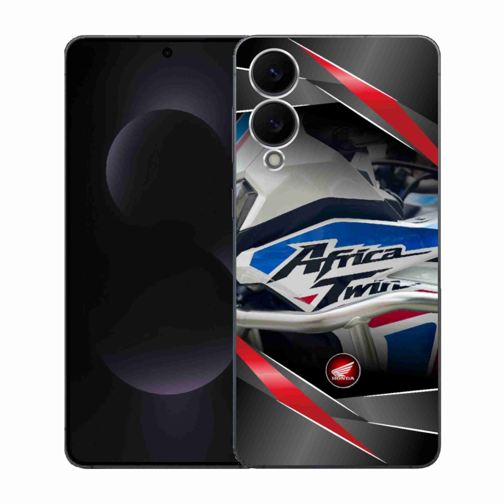 Gelový kryt mmCase na Samsung Galaxy S25 Edge - motorka honda