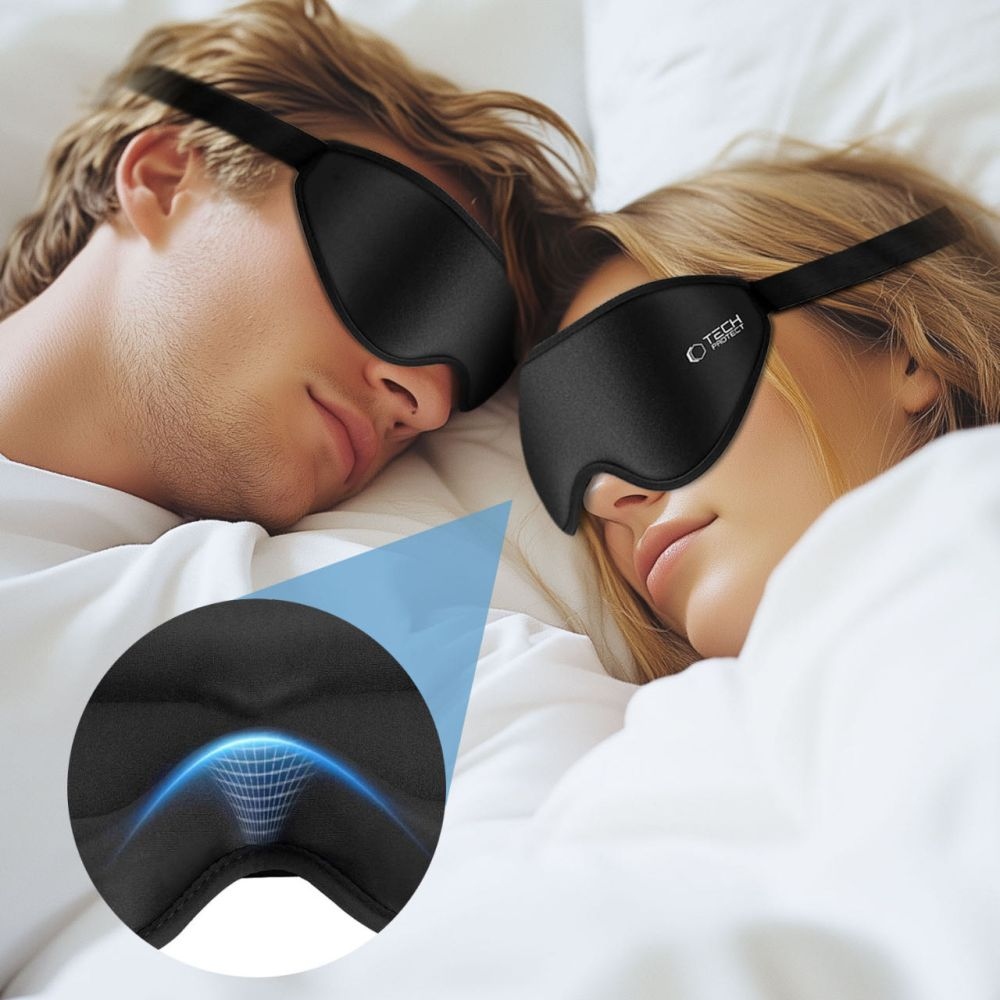 Tech-Protect EyeShade 3D maska na spaní - černá