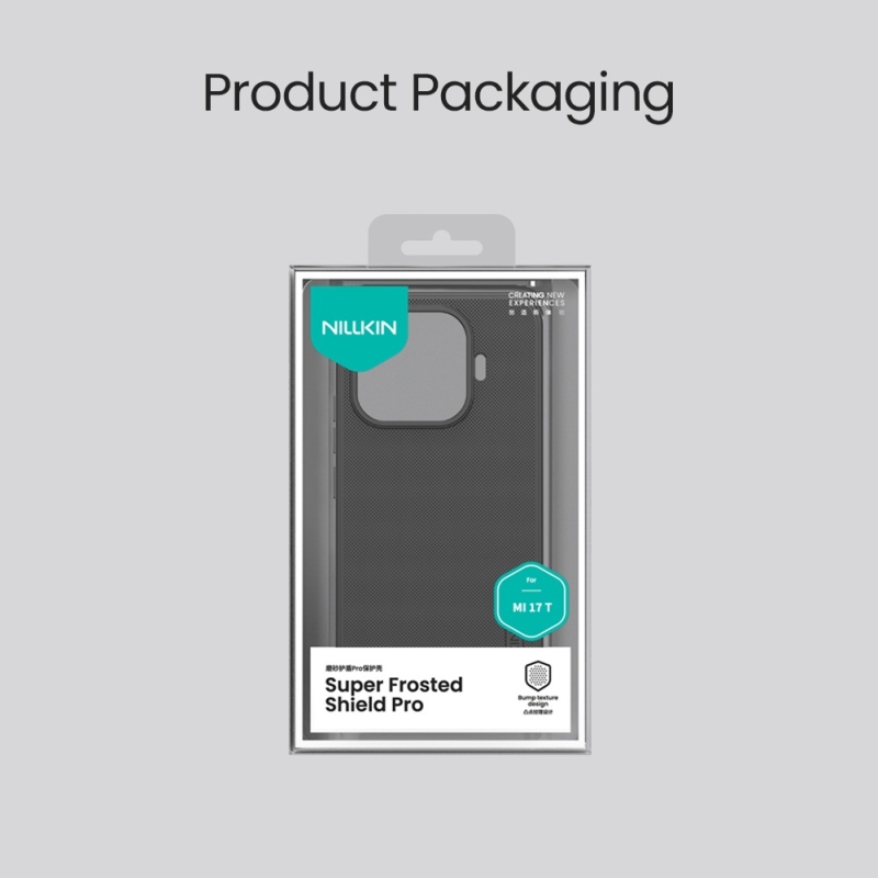 Nillkin Super Frosted PRO Zadní Kryt pro Xiaomi 17T Black