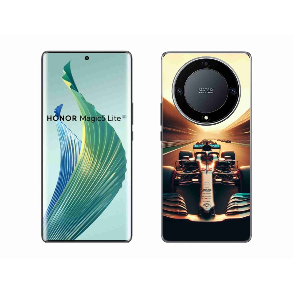 Gelový kryt mmCase na Honor Magic 5 Lite 5G - formule 1