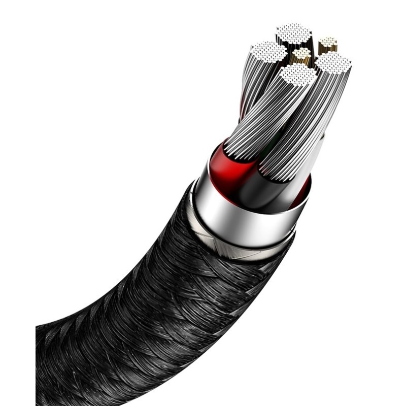 Baseus Cafule Metal Series Datový Kabel USB-USB-C 66W 1m Black
