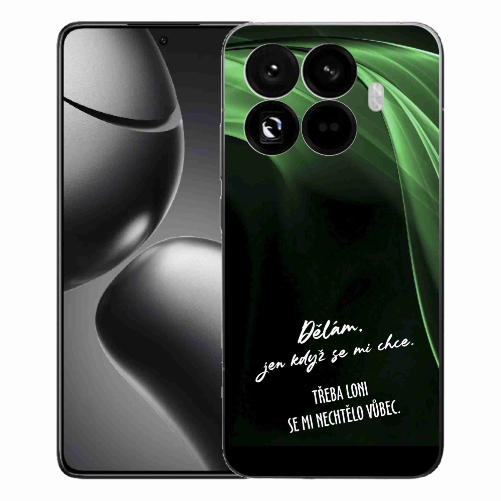 Gelový kryt mmCase na Xiaomi 15T Pro - vtipný text 12 černé pozadí