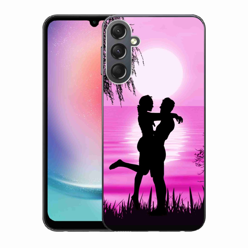 Gelový obal mmCase na Samsung Galaxy A24 - západ slunce