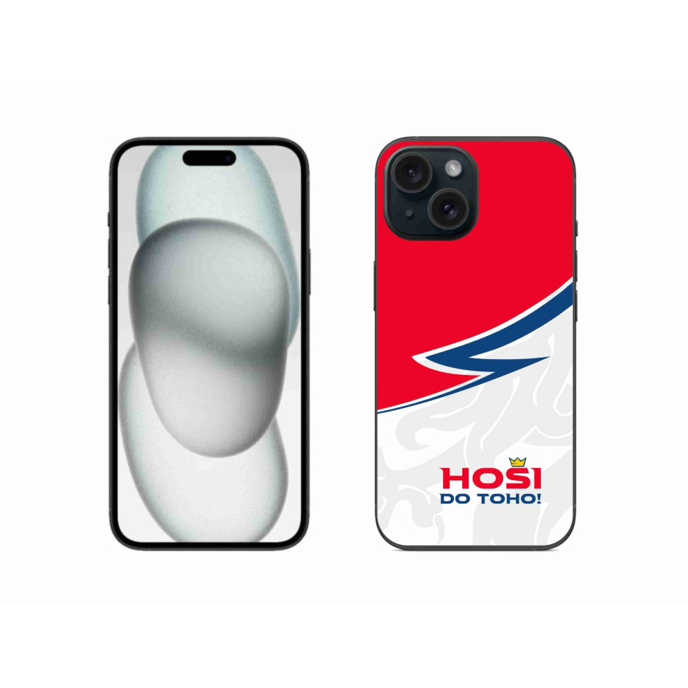 Gelový kryt mmCase na iPhone 15 - hoši do toho