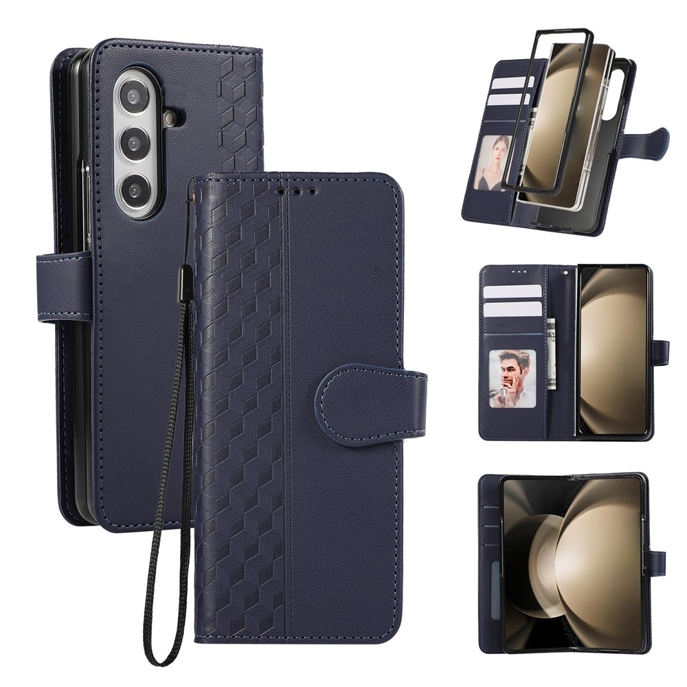 Gridy knížkové pouzdro na Samsung Galaxy Z Fold7 5G - modré