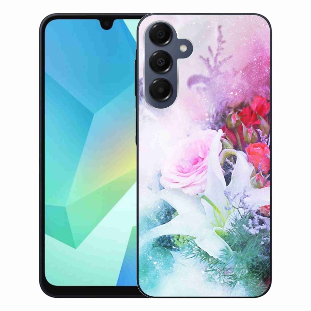 Gelový kryt mmCase na Samsung Galaxy A16 4G/5G - květiny 4
