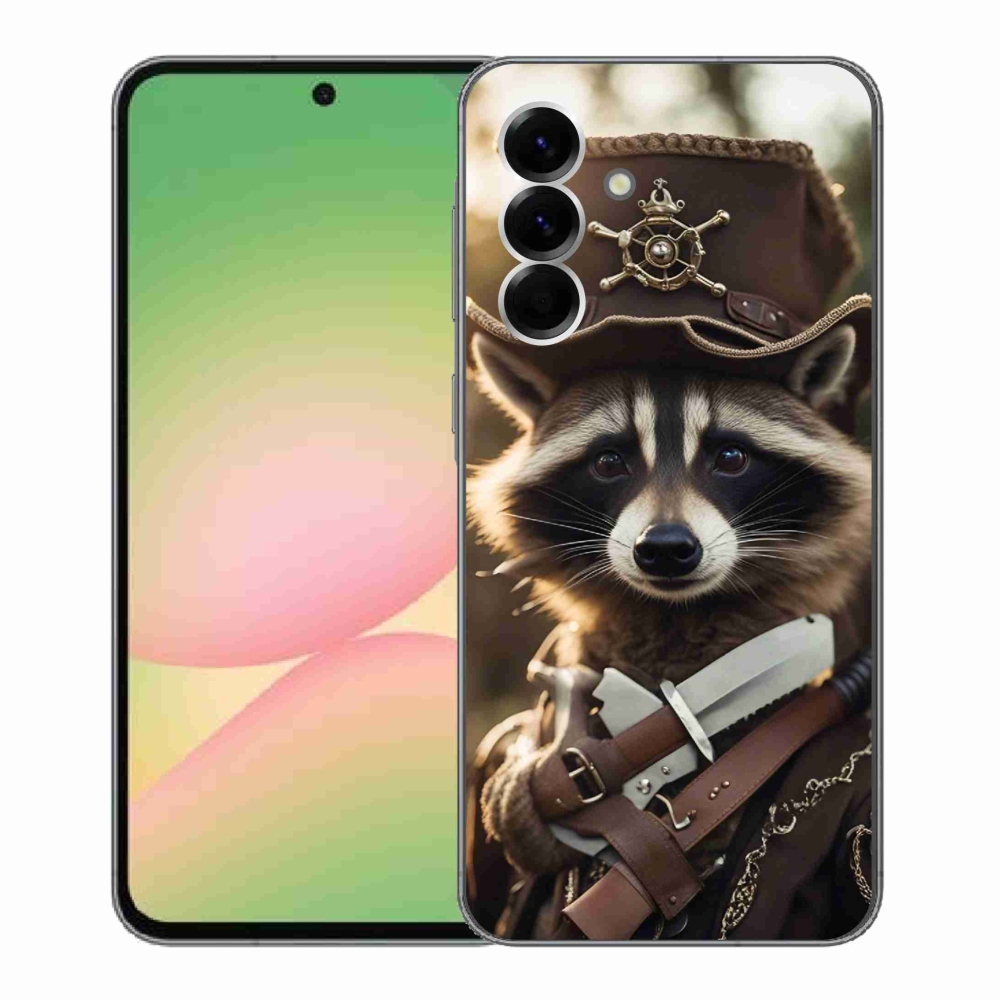 Gelový kryt mmCase na Samsung Galaxy A56 5G - mýval v uniformě