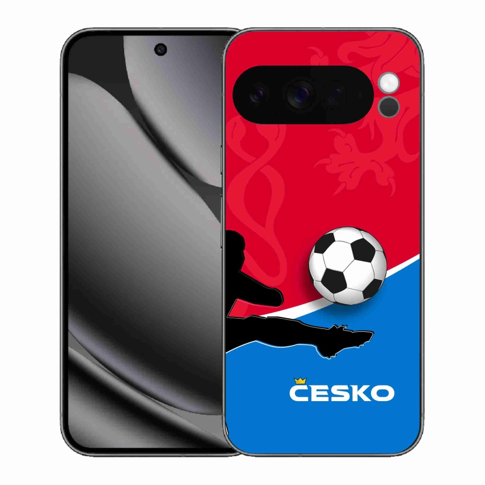 Gelový kryt mmCase na Google Pixel 10 Pro XL - fotbal Česko 2