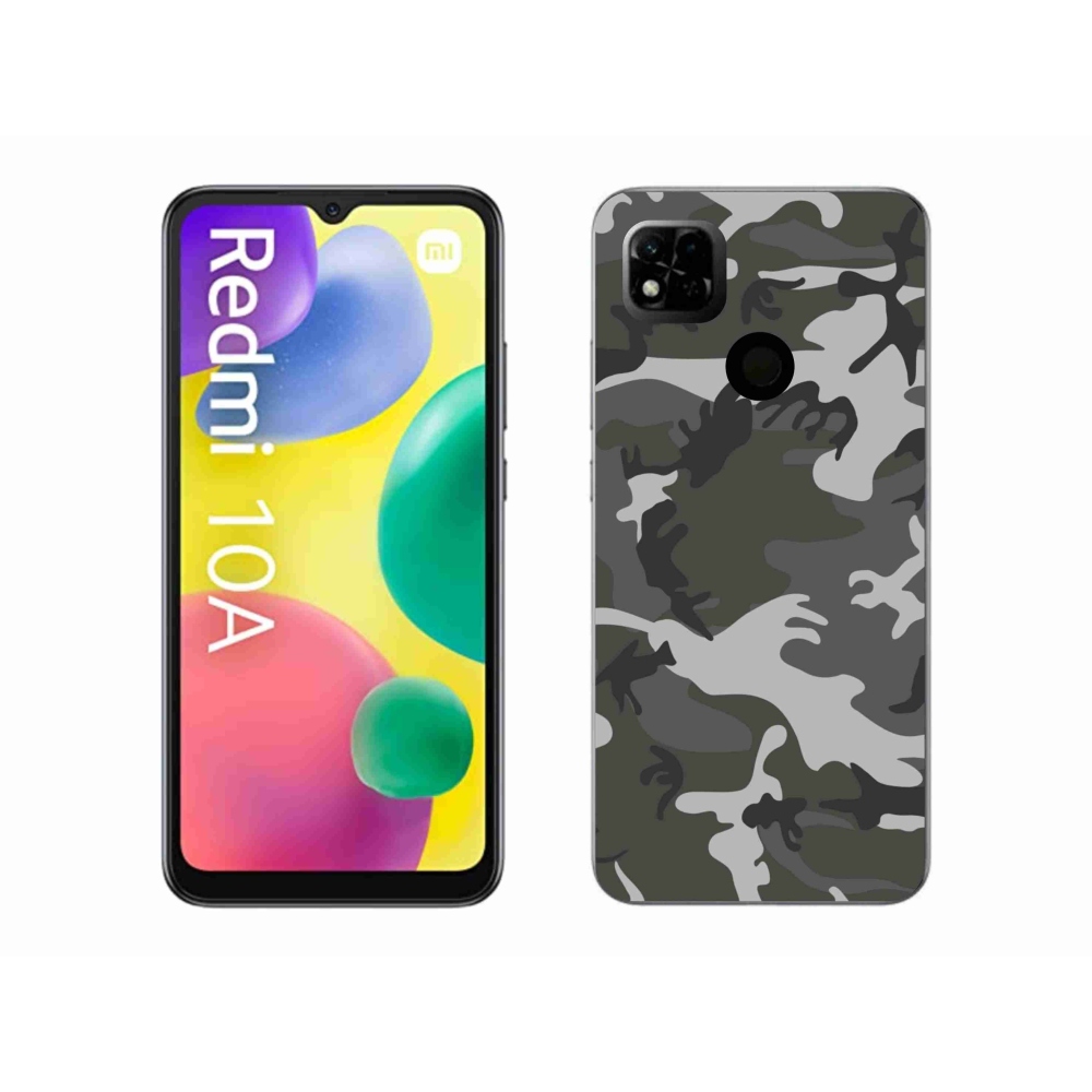Gelový kryt mmCase na Xiaomi Redmi 10A - maskáčový vzor