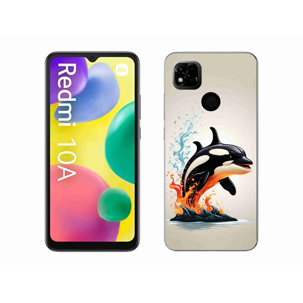 Gelový kryt mmCase na Xiaomi Redmi 10A - kosatka