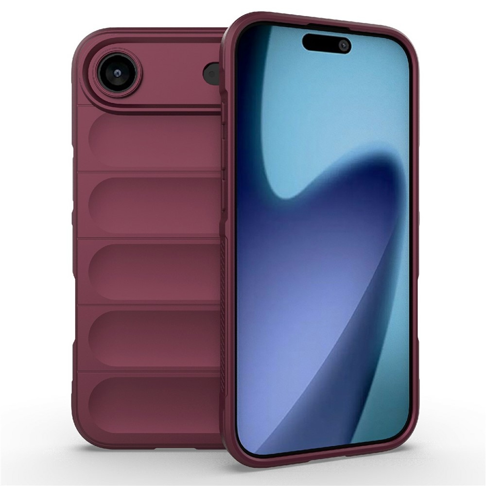 Rugg odolný gelový obal na iPhone 17 Air - vínový
