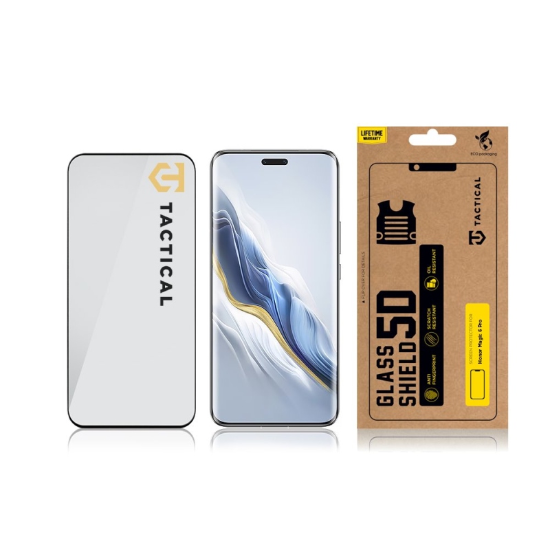 Tactical Glass Shield 5D sklo pro Honor Magic6 Pro Black 