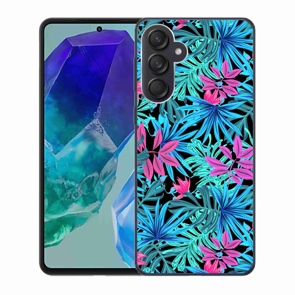 Gelový kryt mmCase na Samsung Galaxy M55 5G - květiny 3