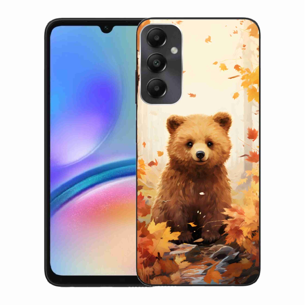 Gelový kryt mmCase na Samsung Galaxy A05s - medvěd v lese