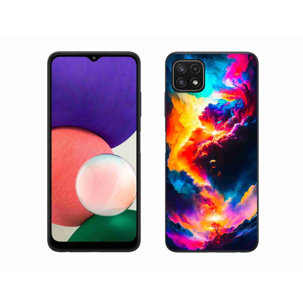 Gelový kryt mmCase na Samsung Galaxy A22 5G - abstraktní motiv