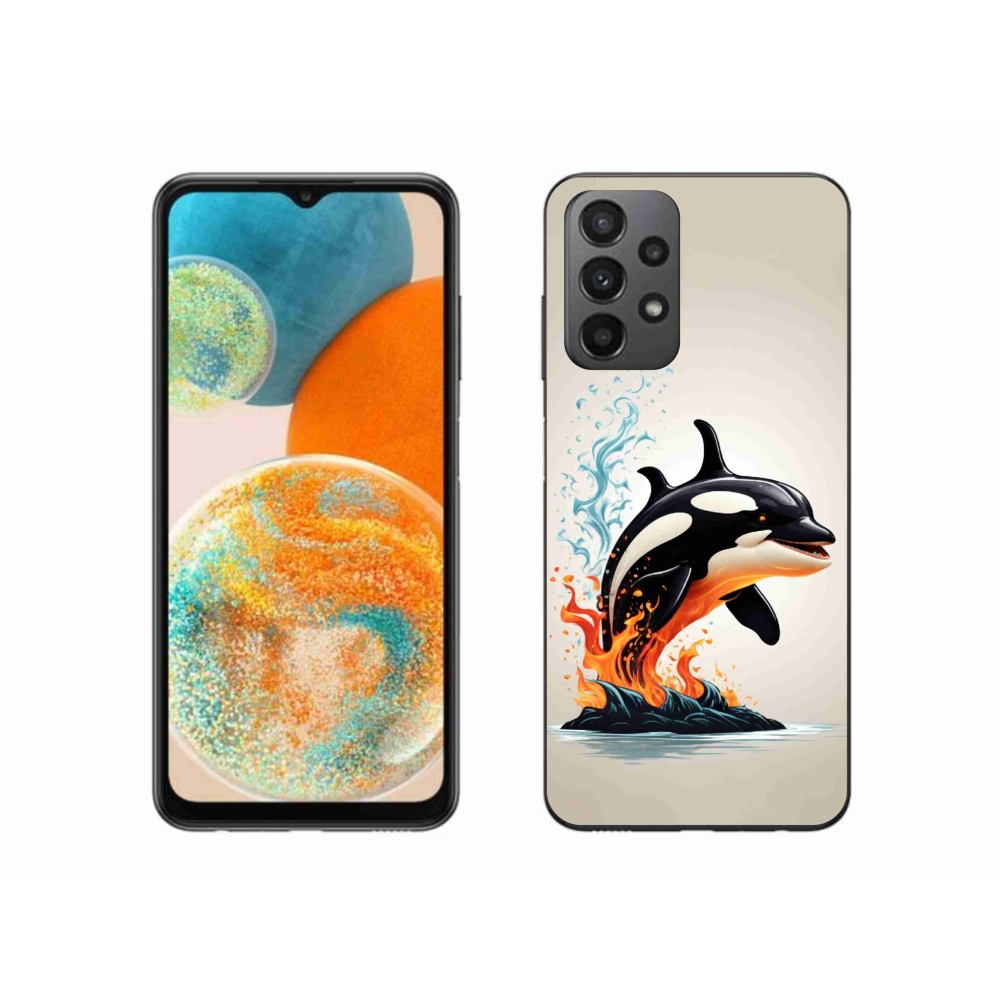 Gelový kryt mmCase na Samsung Galaxy A23 4G/5G - kosatka