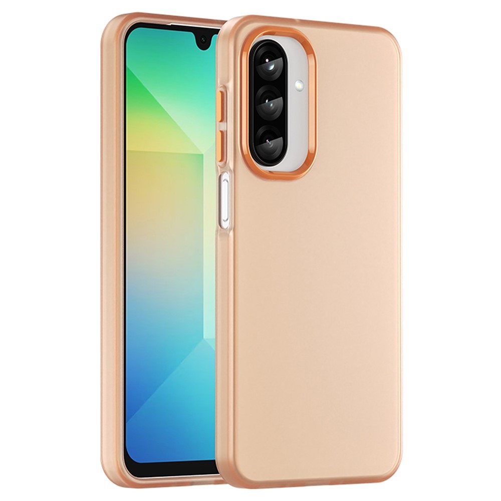 Candys matný gelový obal na Samsung Galaxy A26 5G - oranžový