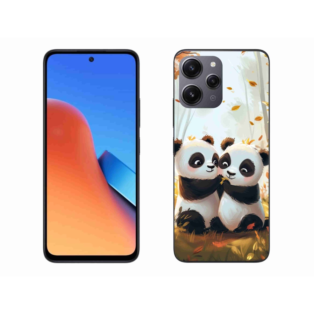 Gelový kryt mmCase na Xiaomi Redmi 12 - pandy
