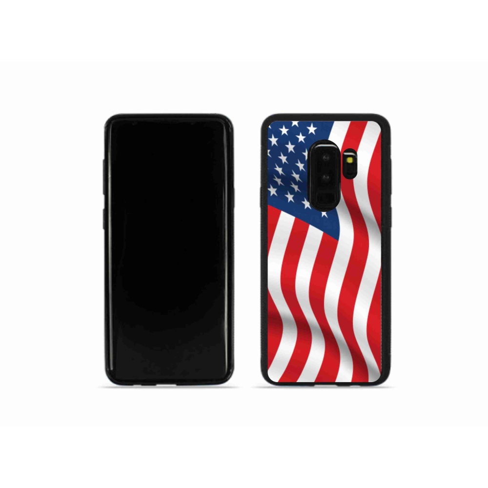 Gelový kryt mmCase na mobil Samsung Galaxy S9 Plus - USA vlajka