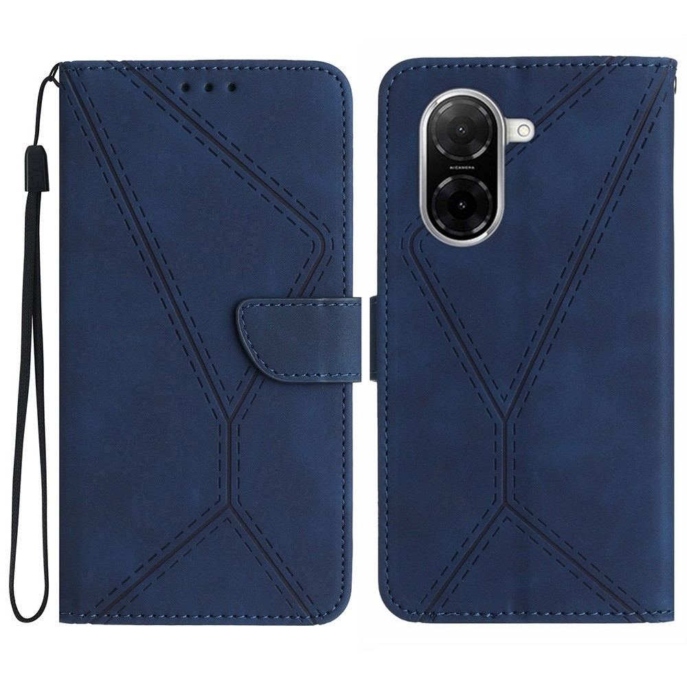 Linesy knížkové pouzdro na Xiaomi Redmi A5 (171.7x77.8x8.3mm) - modré