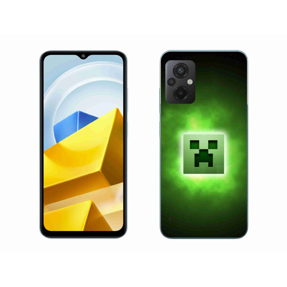 Gelový kryt mmCase na Xiaomi Poco M5 4G - minecraft