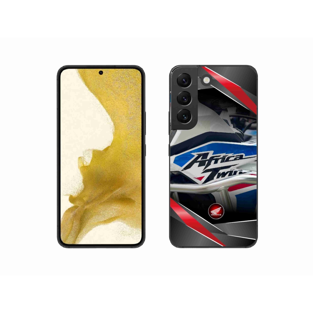 Gelový kryt mmCase na Samsung Galaxy S22 5G - motorka honda