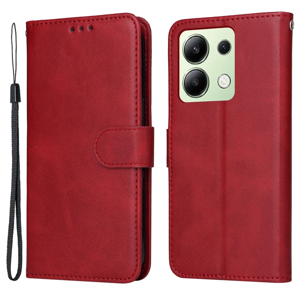 Wallet knížkové pouzdro na Xiaomi Redmi Note 13 - červené