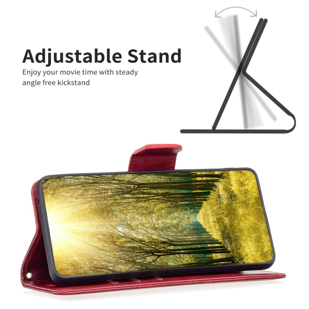 Case knížkové pouzdro na Xiaomi Redmi 13 4G/Poco M6 4G - červené