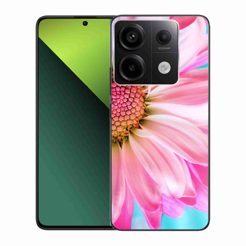 Gelový kryt mmCase na Xiaomi Redmi Note 13 Pro 5G/Poco X6 5G - růžová květina