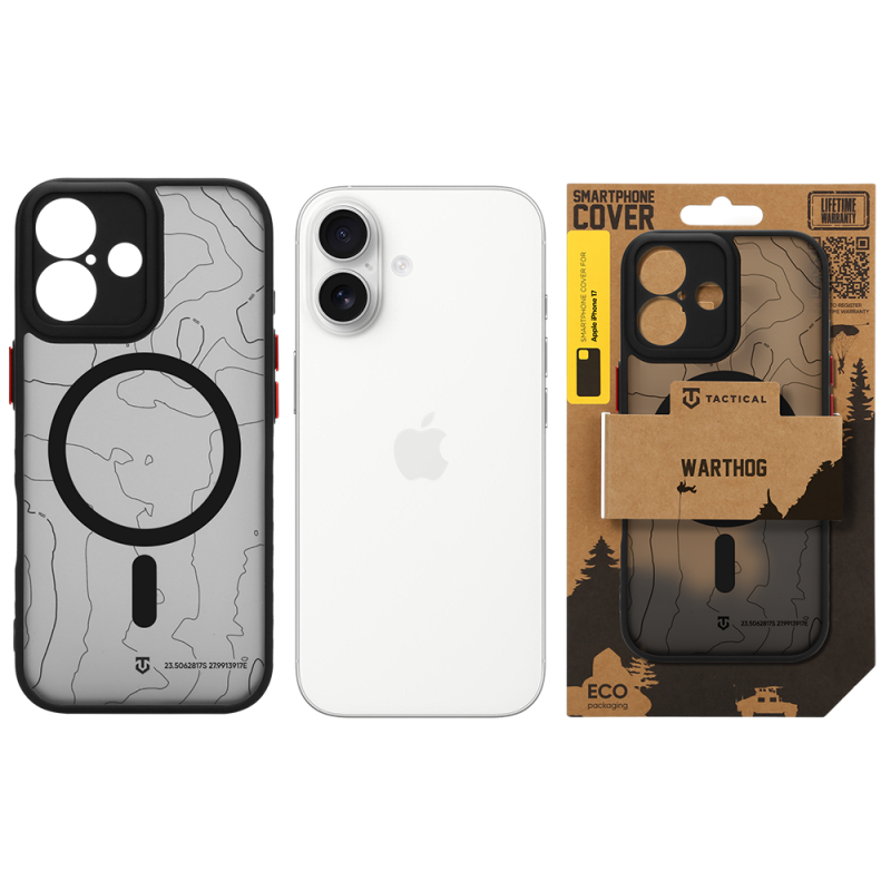 Tactical MagForce Warthog Kryt pro Apple iPhone 17 Asphalt