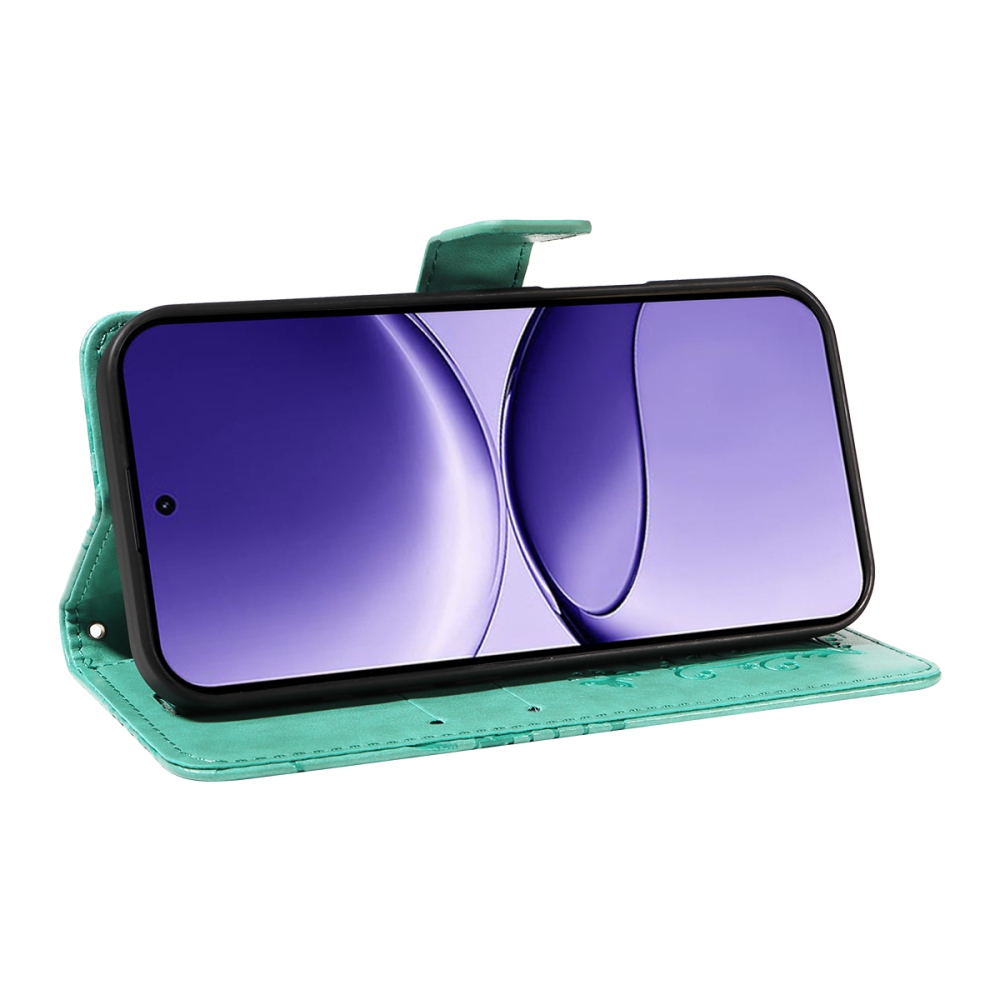 Big Butterfly knížkové pouzdro na Xiaomi Poco F7 5G - modrozelené