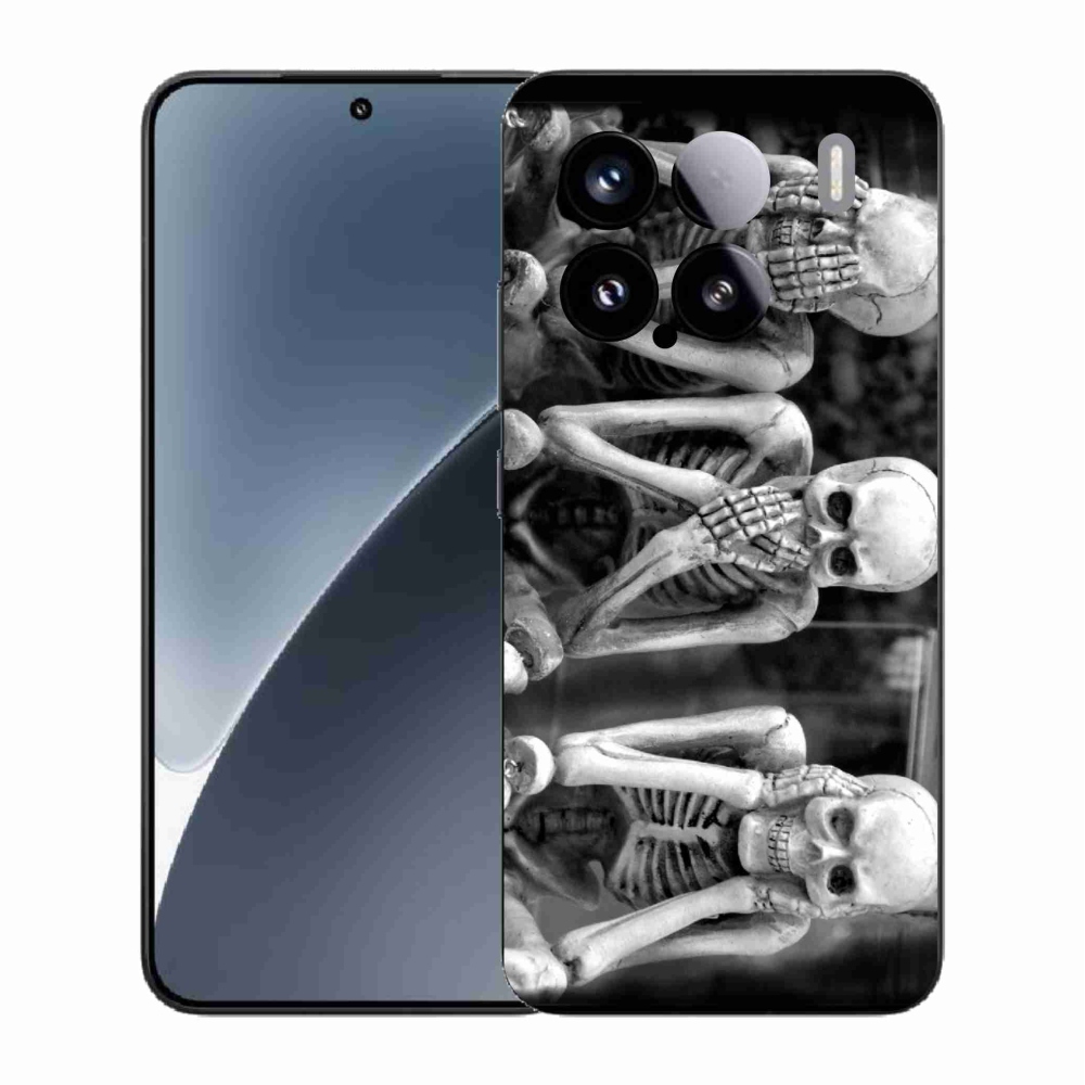 Gelový kryt mmCase na Xiaomi 15 - kostlivci